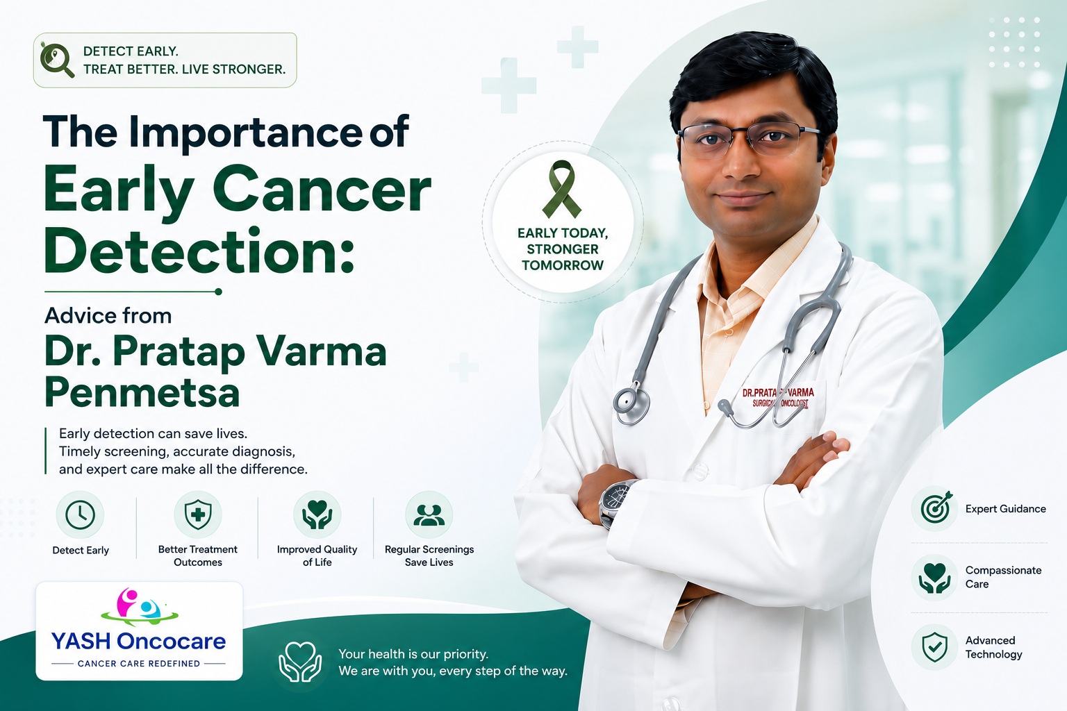 The Importance of Early Cancer Detection: Advice from Dr. Pratap Varma Penmetsa